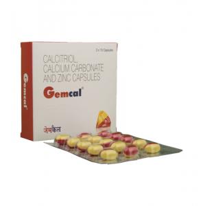 Gemcal soft gelatin capsule